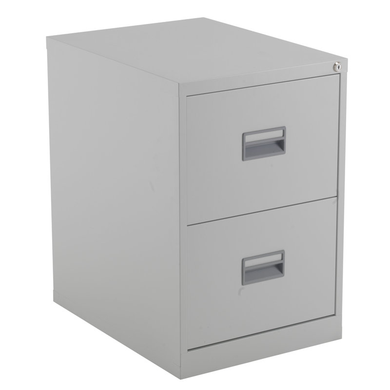 46.5cm Wide 2 -Drawer Steel File Cabinet, Grey