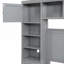Lit en bois avec armoire et tablette tout-en-un-615419244