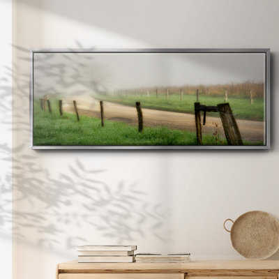 «Around the Bend», toile encadrée