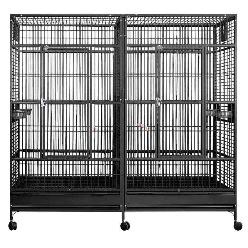 Cage à oiseau Chikatara, Noir