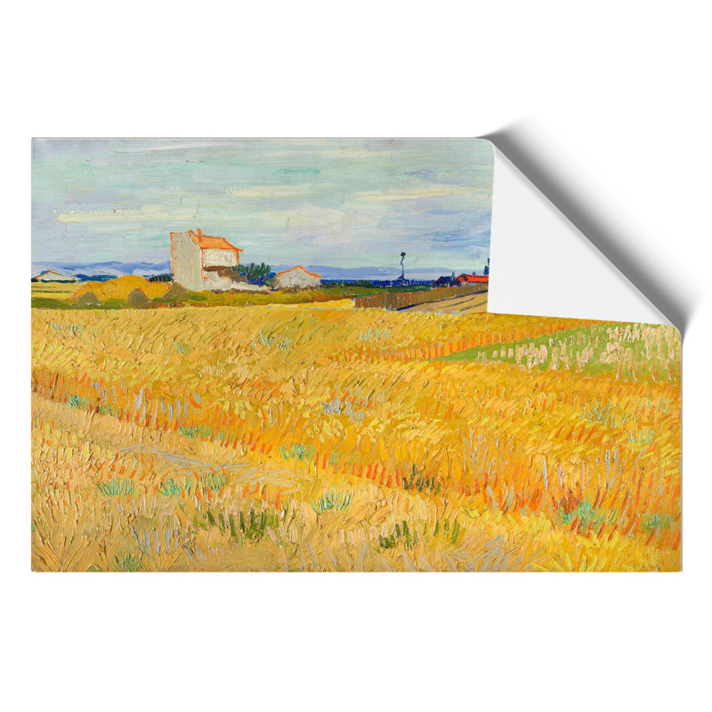 Wheat Field by Vincent van Gogh - Frameless Print, 42cm H x 59cm W x 0.1cm D