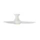Corona 3 - Blade Outdoor/Indoor Smart Flush Mount Ceiling Fan with Remote Control and Dimmable LED Light Kit Included 