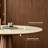 Walnut Round Dining Table-128604385