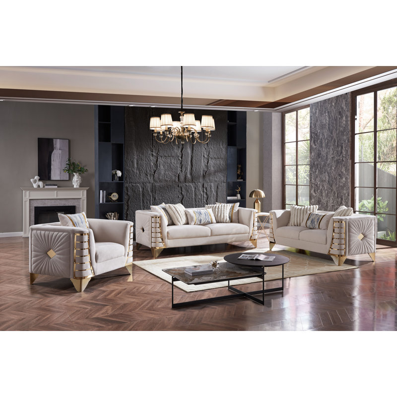  Tania Living Room 3 Pieces