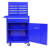 5 Blue Metal Tool Chest With Powder Coating & Internal Space Rolling 5 Drawers Storage --1197079535