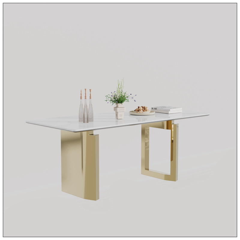 Damarius Metal Base Dining Table