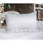 Drap-housse et coussin décoratif Ambesonne, blanc et gris-106792299