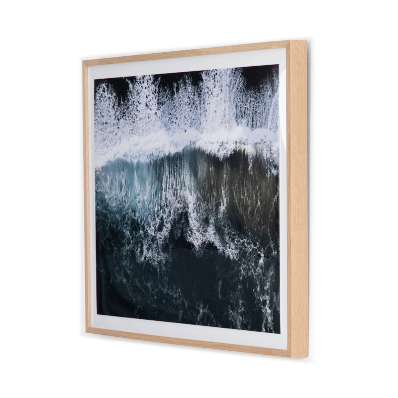 Wave Break 1 Print by Michael Schauer, 24" H x 32" W x 2.5" D