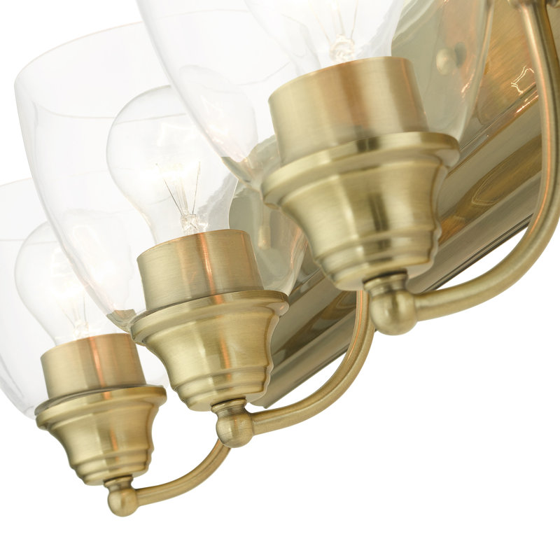 Winchendon 3 - Light Dimmable Vanity Light, Antique Brass