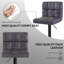Deristin Swivel Upholstered and Faux Leather Adjustable Height Bar Stool-674344492-744631457
