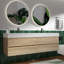 Meuble-lavabo mural avec surface solide et 2 tiroirs à fermeture en douceur-303615348-330642044-330642045