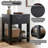 Novera Modern 23" H 1 Drawer Nightstand With Open Shelf