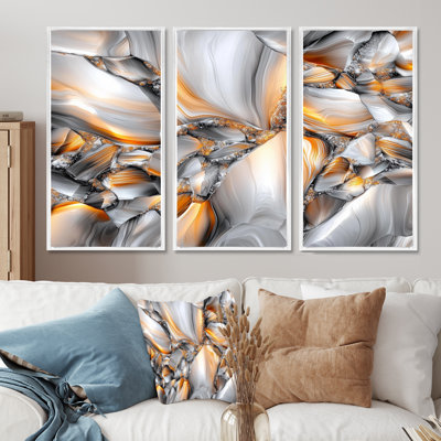 Ensemble d'art mural mural «Fractals»