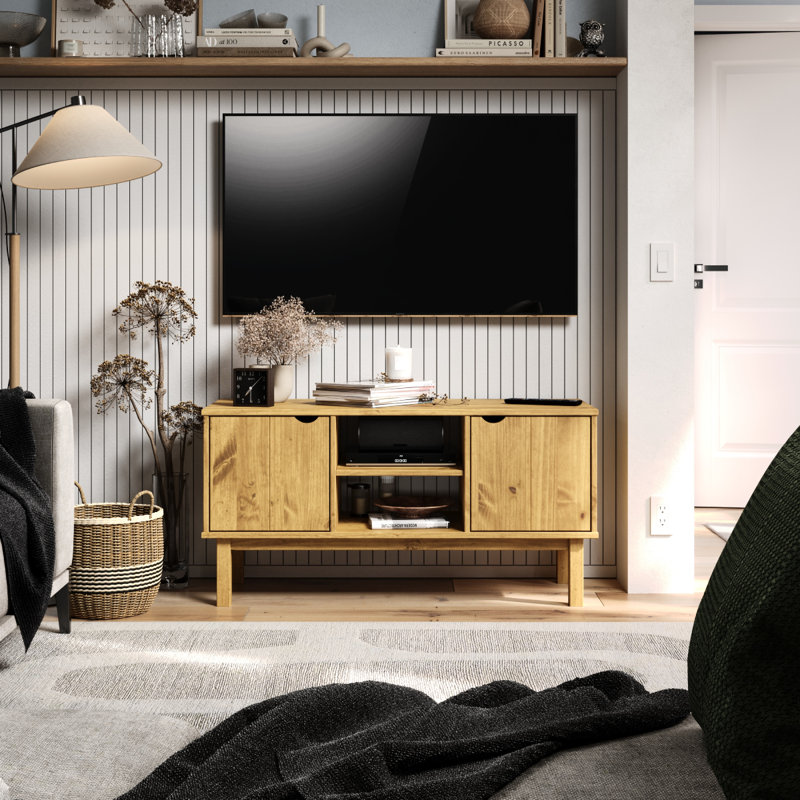 TV Stand for TVs up to 50", Brown