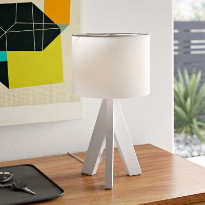 Wood Tripod Lamp