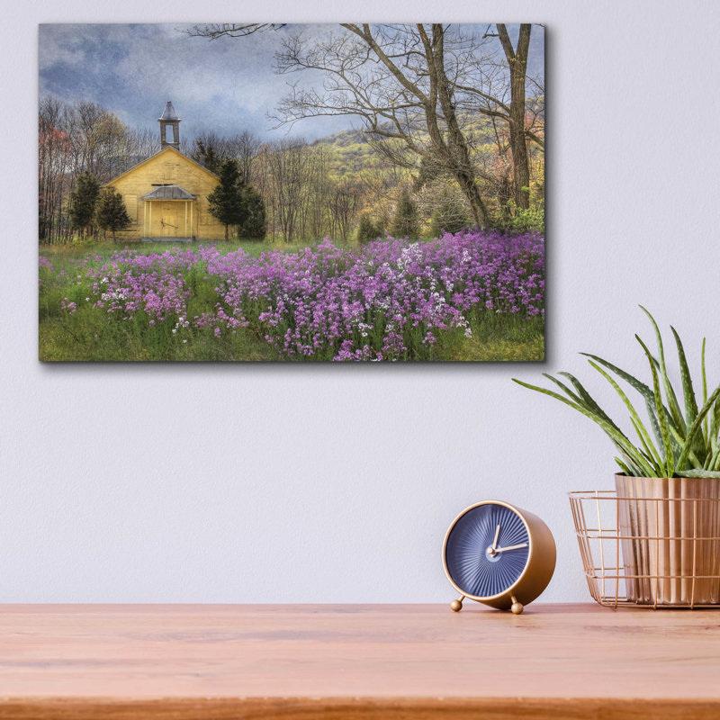 «Fragrant Field» par Lori Deiter - impression sans cadre, H 12 po x l 16 po x P 0,13 po