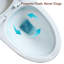 Toilette monobloc à double chasse certifiée CEC & DOE