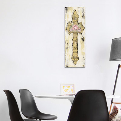 Old Rugged Cross 1 Piece Wrapped Canvas Panoramic Painting