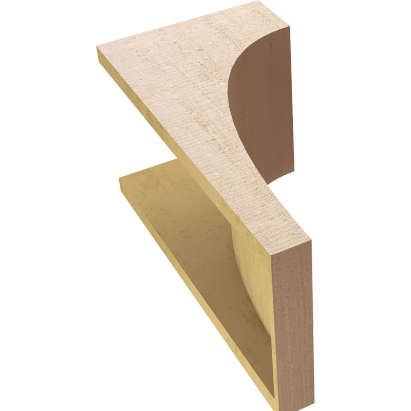 Bois de cèdre brut StockportThane Corbel, apprêté brun clair Stockport, H 20 po x l 10 po x P 10 po