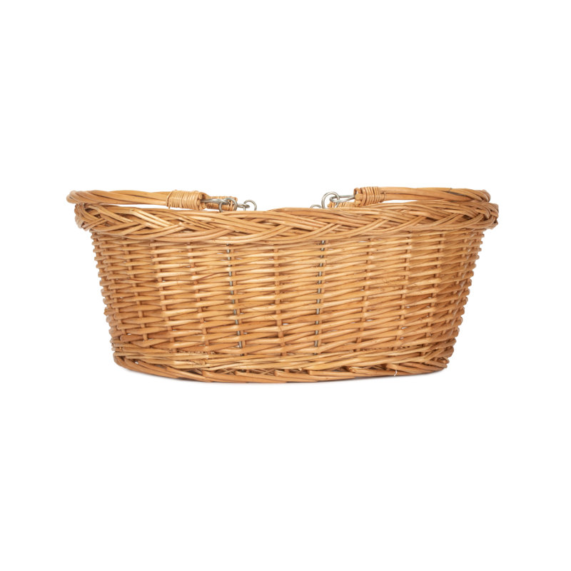 Wicker Swing Handled Shopping Basket