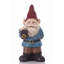  Gnome Holding Lantern Garden Statue