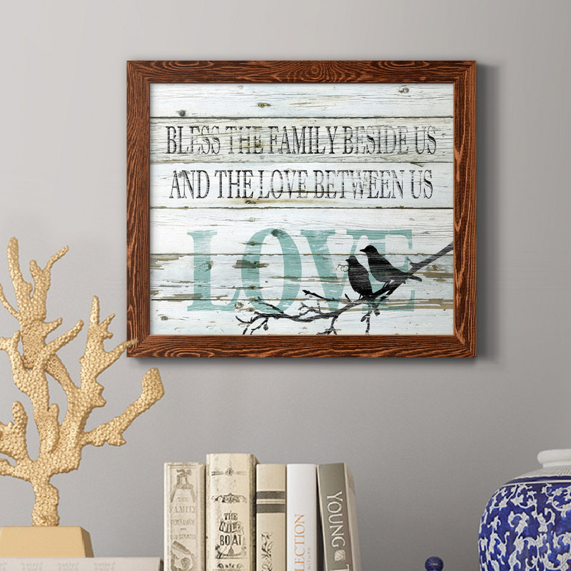 Amour entre nous - Impression sur toile, H 24 po x l 18 po x P 1,5 po, Érable