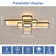  90Cm 3-Light Dimmable LED Flush Ceiling Light With Remote