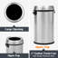 Poubelle de cuisine grande capacité 17 gallons