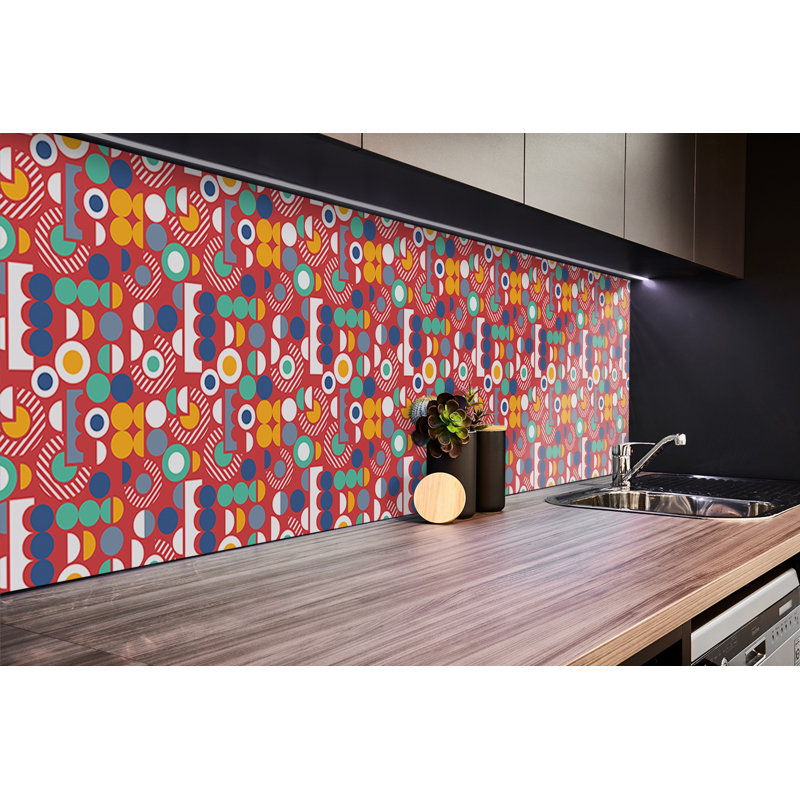 Sticker Self Adhesive Vinyl Splashback 39,37x19,68 Inch Wall Stickers Tile Peel and Stick Wall Tiles