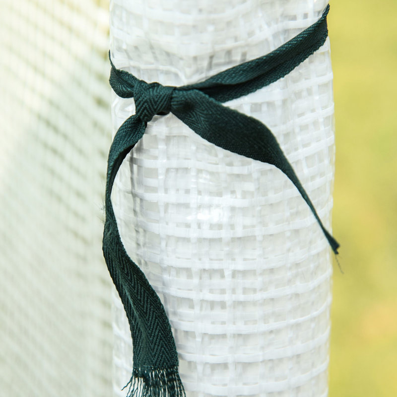 Serre de 7 pi x 4 pi avec couverture en PE, blanc - Offre un espace sécuritaire et protégé pour cultiver différents types de fleurs