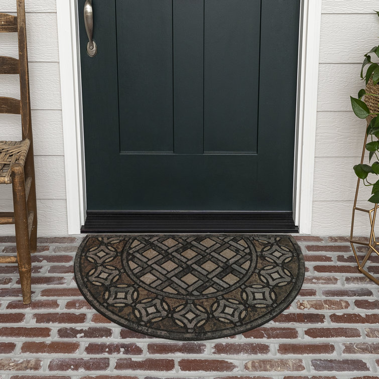 Non-Slip Geometric Outdoor Doormat