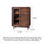 Armoire d'appoint Mid-Century