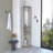 Corner Bar Cabinet Unit With Wine Glass Rack And Lower Cabinet-1947089427