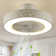 Sleep Under The Stars: Elegant Moon & Star Ceiling Fan Low Profile Marhan With Lights And Remote Control