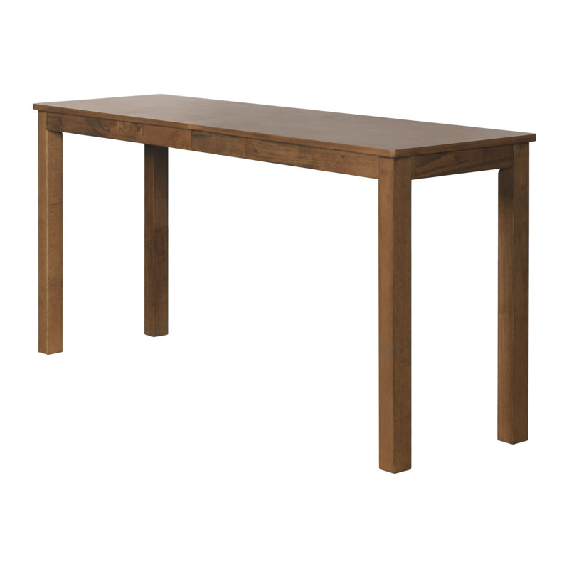 Musie Solid Wood Base Writing Desk, Brown