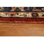 Tapis unique en laine noué à la main de style rectangle des années 1960 de 11 pi 11 po x 20 pi 8 po rouge 1960
