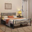 3Ft Single Metal Bed Frame-1140371233-1140371239
