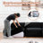105'' Modular Sectional Sofa Couch,Boneless Couch, Compressed Couch, Detachable And Washable, Replaceable Sofa Cover, Modern Woven-Textured Upholstery, Convertible L-Shaped Design For Living Room-984386091-984386092