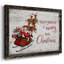 «Merry Little Christmas», reproduction d'art sur toile-96290999-96291001