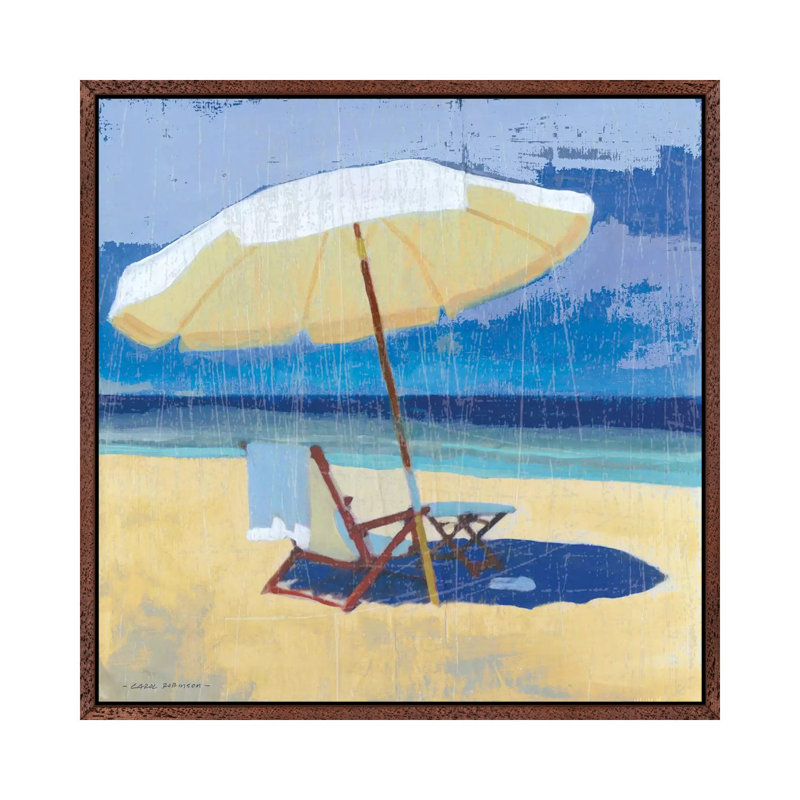 Seating for I 1 Piece Wall Art on Canvas, 66.04 cm H x 66.04 cm W, Classic Brown Wood Framed Canvas