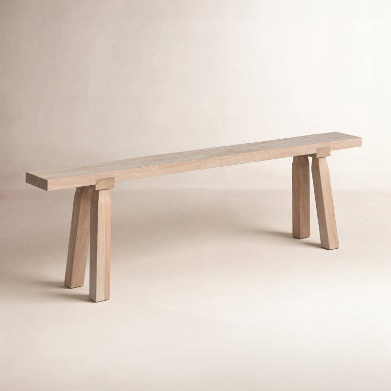 Lahana Solid Wood Bench