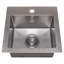 ZLINE 15" Donner Topmount Single Bowl Fingerprint Resistant Stainless Steel Bar Kitchen Sink