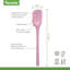 Tovolo Flex-Core Spoonula All Silicone Pink Sorbet