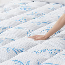  COMFORT BOOST™ Extra Thick, Cooling Mattress Topper —  Pillowtop, Down Alternative Mattress Pad with Deep Pockets (8-21 Depth)  Fits All Mattress Sizes, Helps Ease Back Pain & Protects Mattress — Twin 