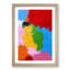 Blocks of Colour in Abstract - Picture Frame Painting Print-55687000-55687003