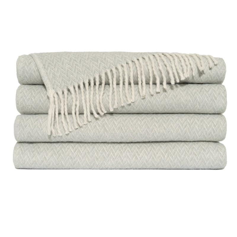 Marinara Throw Blanket, Silver