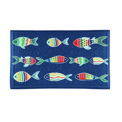 Tapis de porte d’intérieur anti-dérapant 30 x 18 et couleur en relief Drummond
