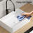 Above - Counter, White Vessel Sink, Bathroom, Ceramic Material, Rectangular Design, Deep Basin, Quick Water Removal