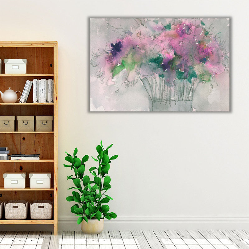 The Table Arrangement II - reproduction d'art sur toile, H 20 po x l 30 po