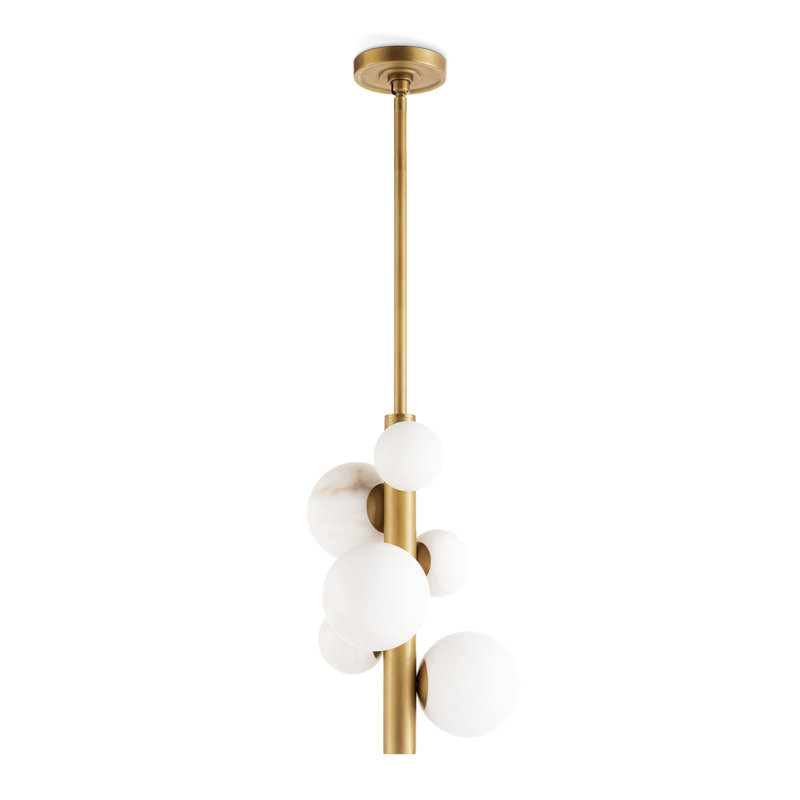 Styx Vertical Pendant (Oil Rubbed Bronze), Natural Brass